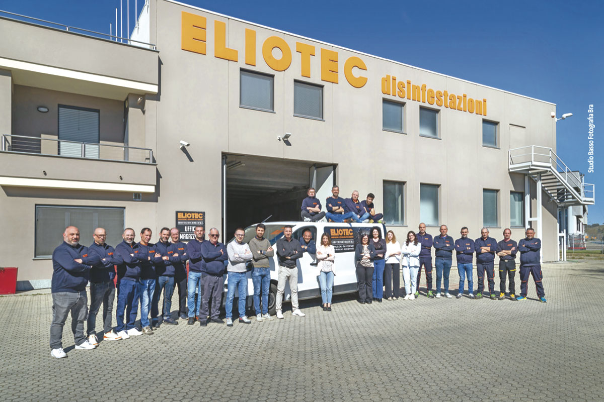 Team Eliotec qualita dei servizi disinfestazione